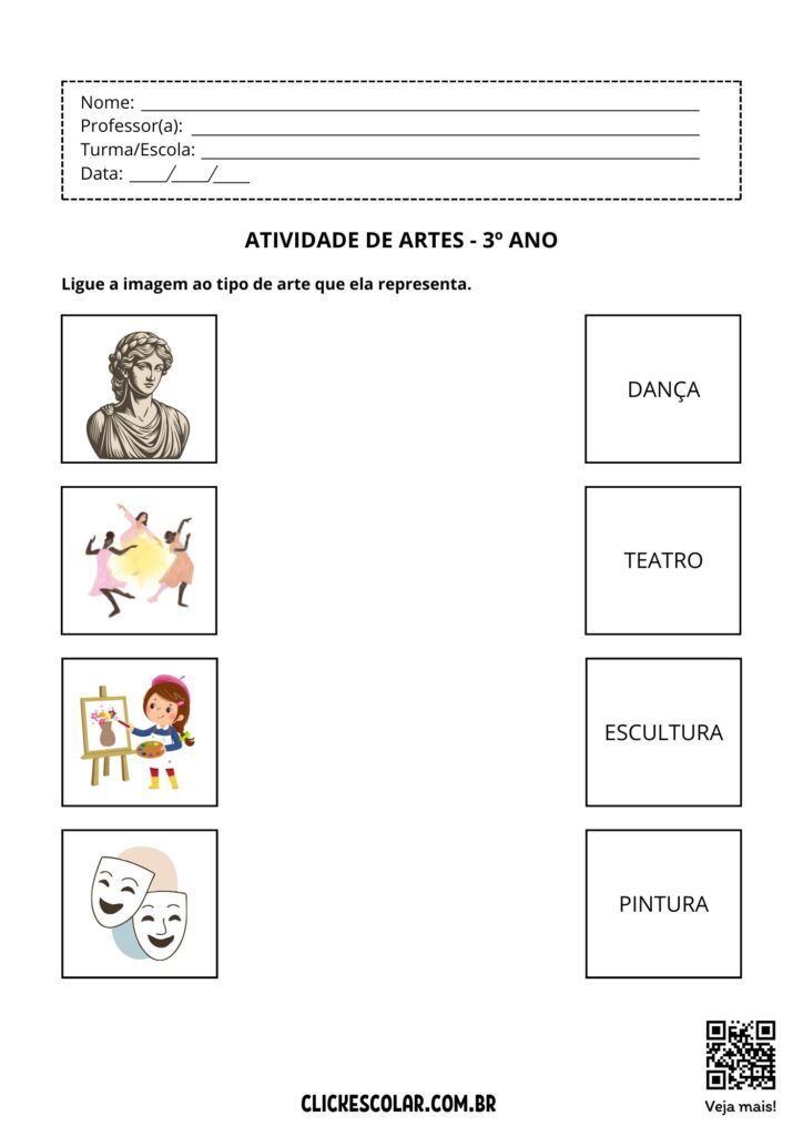 24 Atividades de Artes para 3º Ano