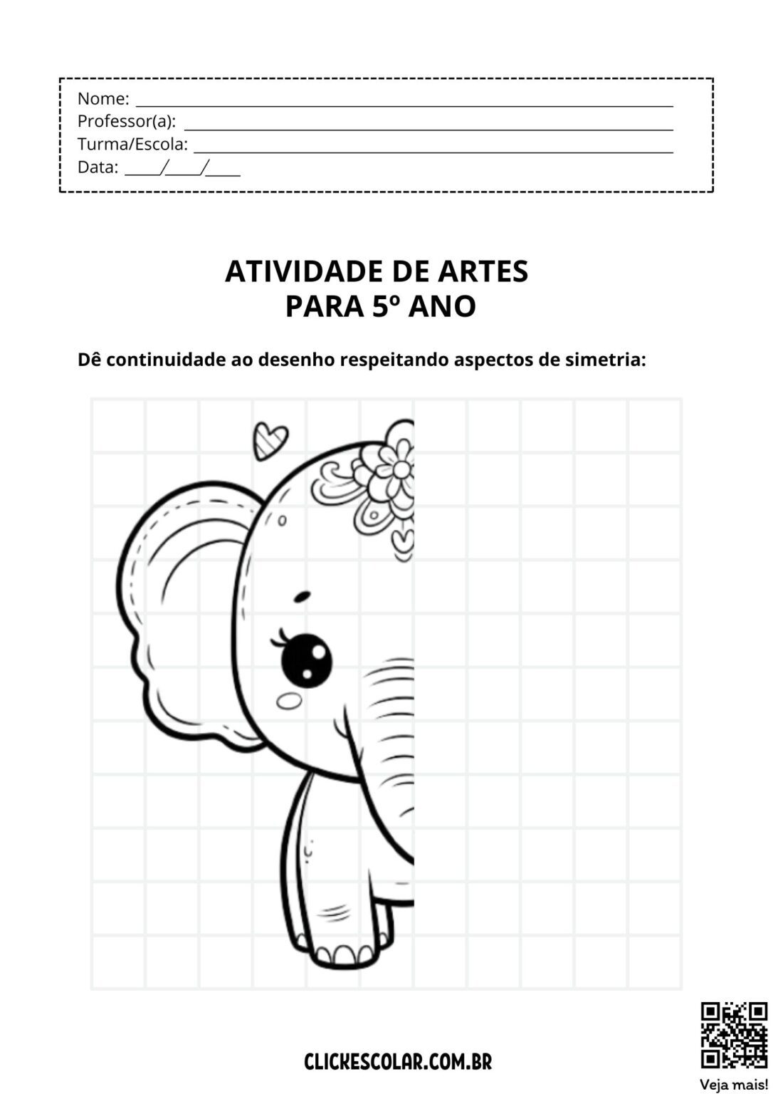 Atividade de Artes para 5º ano – Click Escolar