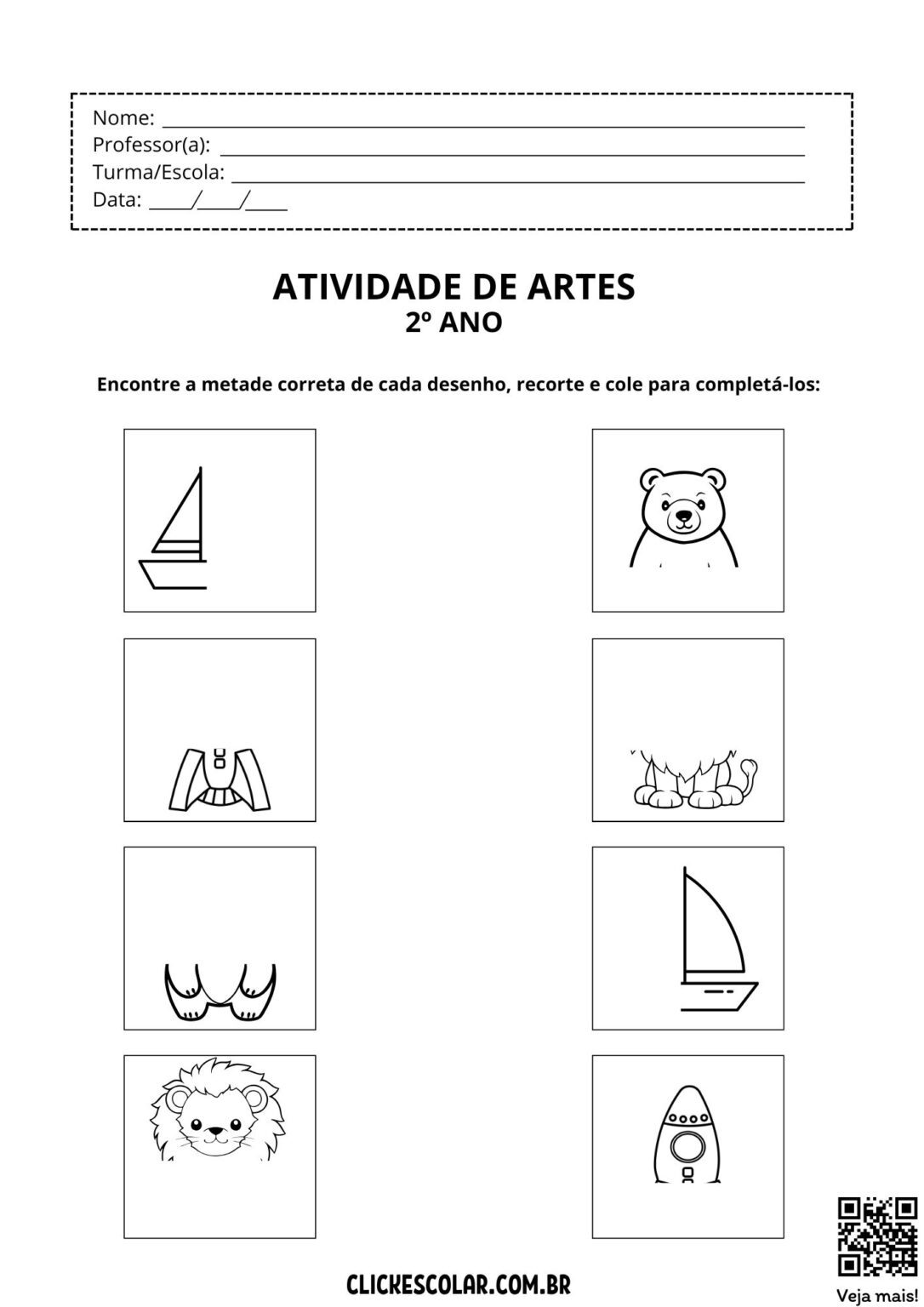 21 Atividades de Artes para 2º ano – Click Escolar