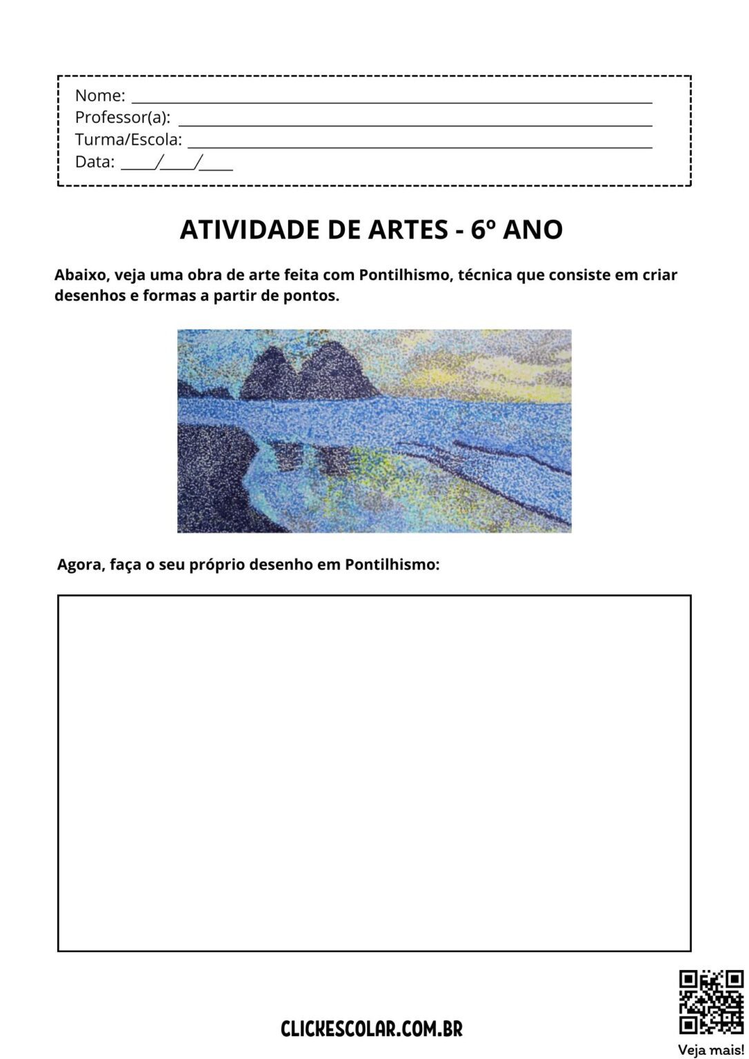 13 Atividades de Artes para 6º ano – Click Escolar