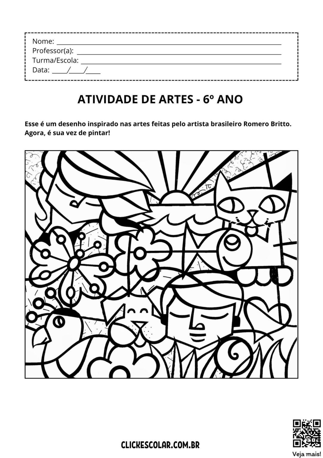 13 Atividades de Artes para 6º ano – Click Escolar