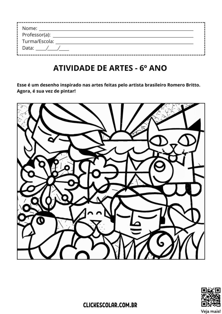 13 Atividades de Artes para 6º ano – Click Escolar