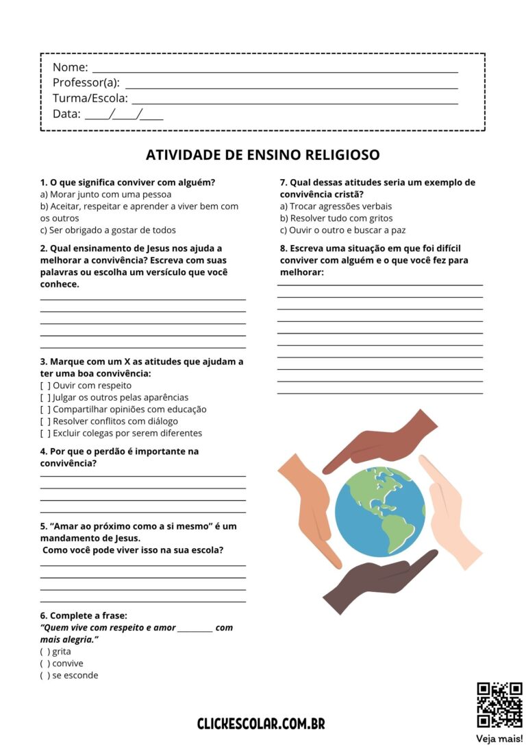 44 Atividades de Ensino Religioso – Click Escolar