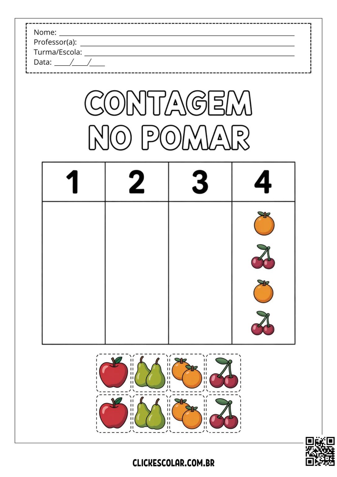 25 Atividades de Recorte e Colagem Para Imprimir – Click Escolar