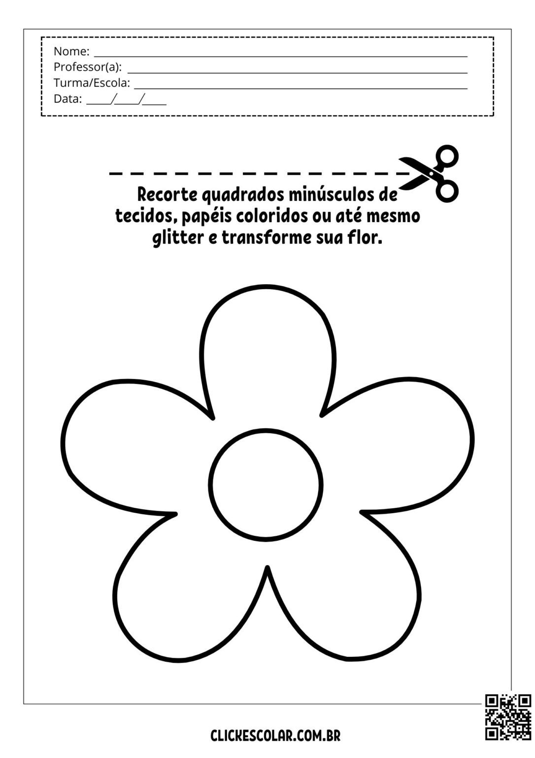 25 Atividades de Recorte e Colagem Para Imprimir – Click Escolar